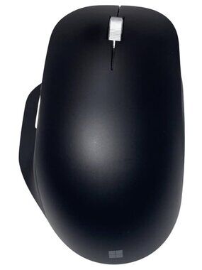 Microsoft Bluetooth Ergonomic Mouse Matte Black Model 1955 - Tested & Clean